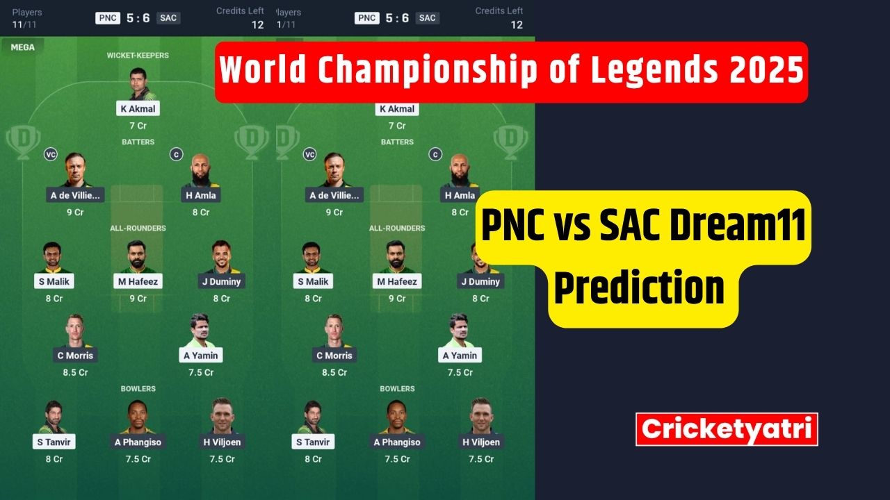 PNC vs SAC Dream11