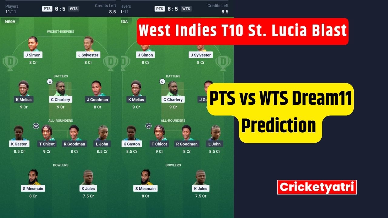 PTS vs WTS Dream11