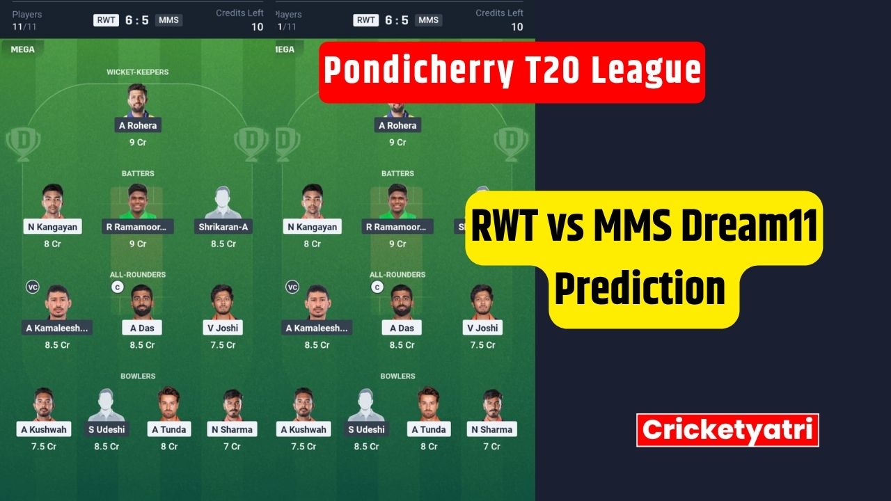 RWT vs MMS Dream11