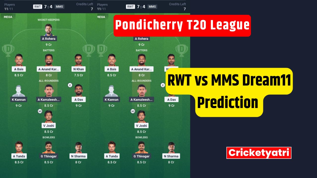 RWT vs MMS Dream11