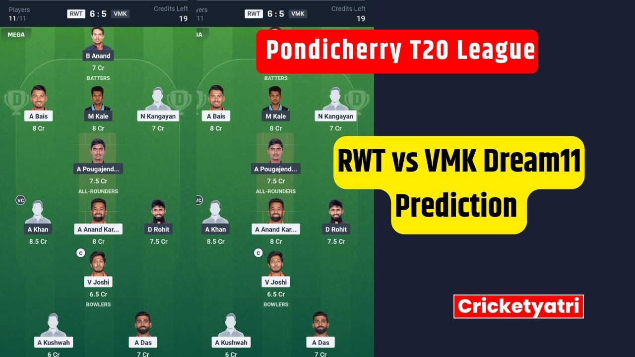 RWT vs VMK Dream11