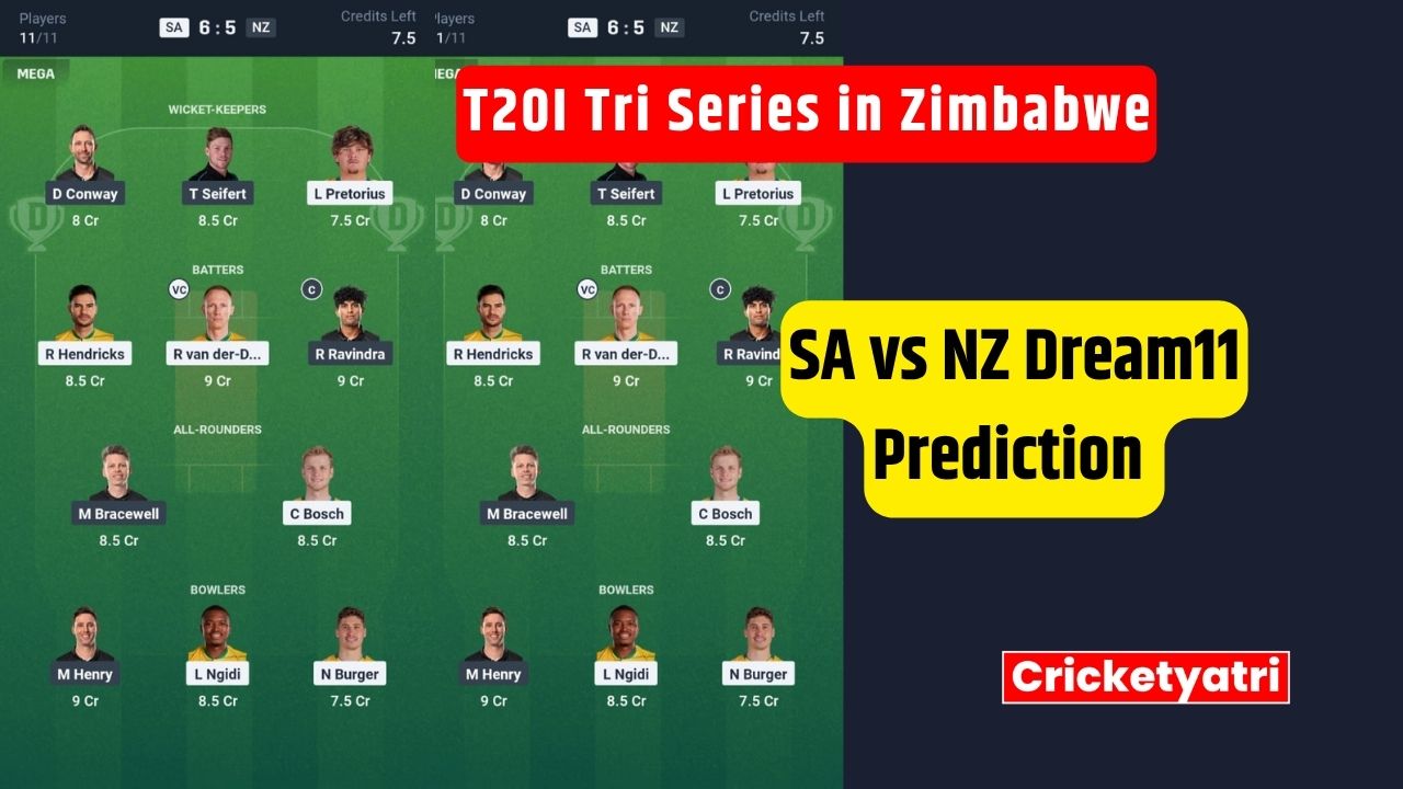 SA vs NZ Dream11