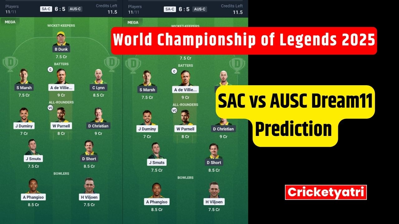 SAC vs AUSC Dream11