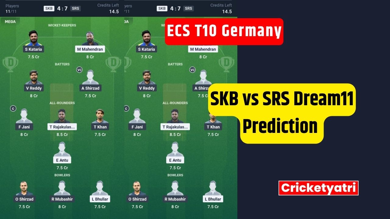 SKB vs SRS Dream11