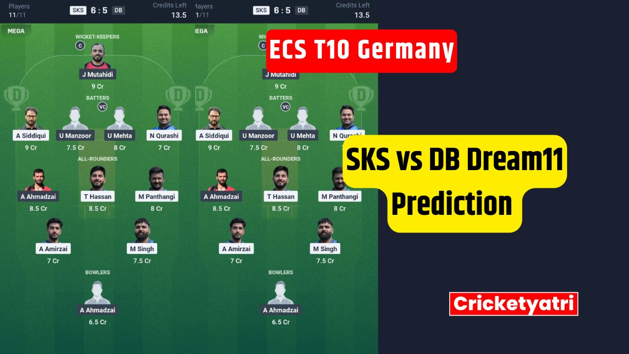 SKS vs DB Dream11