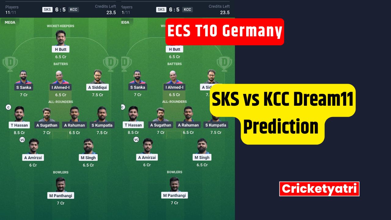 SKS vs KCC Dream11