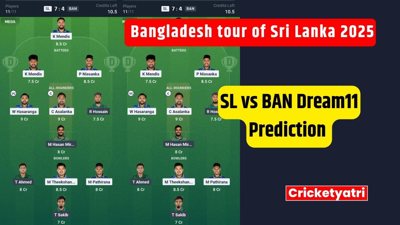 SL vs BAN Dream11