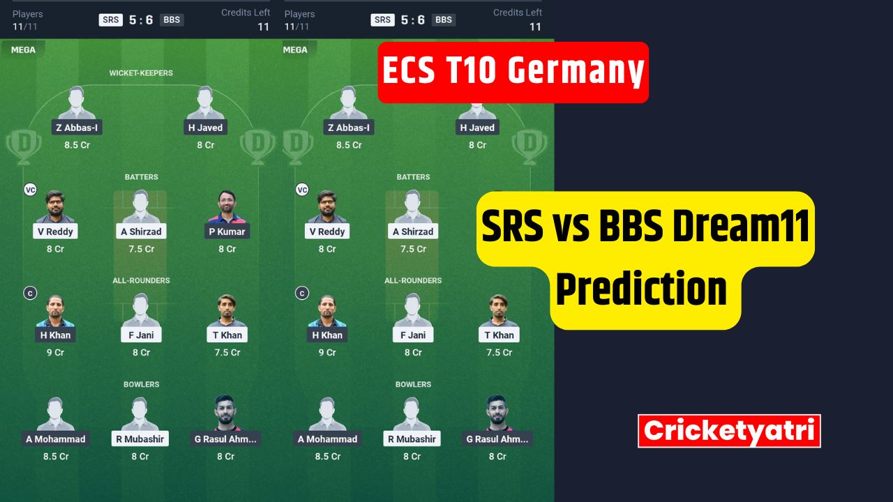 SRS vs BBS Dream11