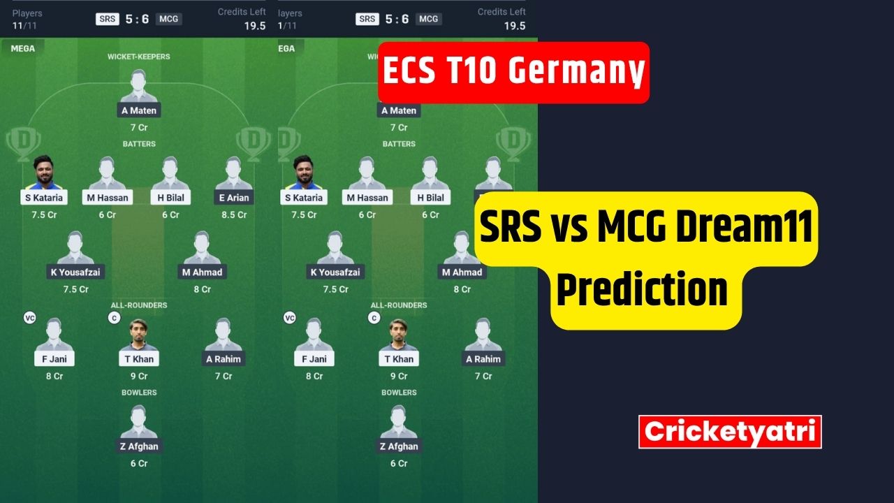 SRS vs MCG Dream11