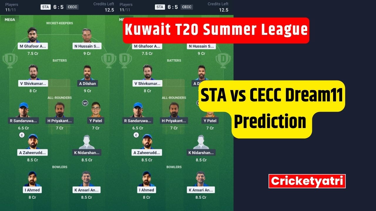 STA vs CECC Dream11
