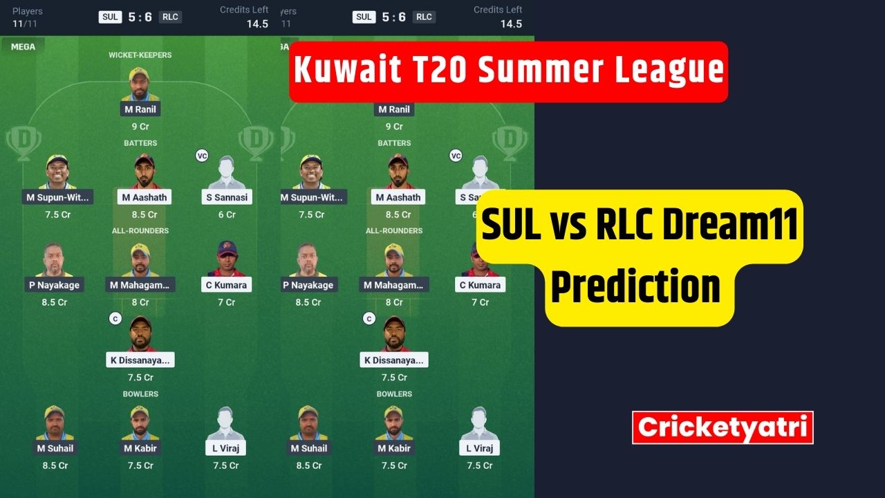 SUL vs RLC Dream11