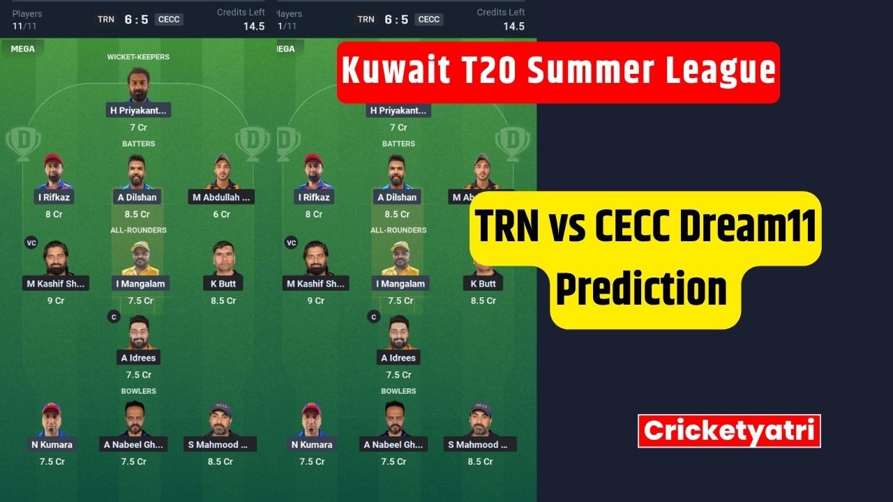 TRN vs CECC Dream11