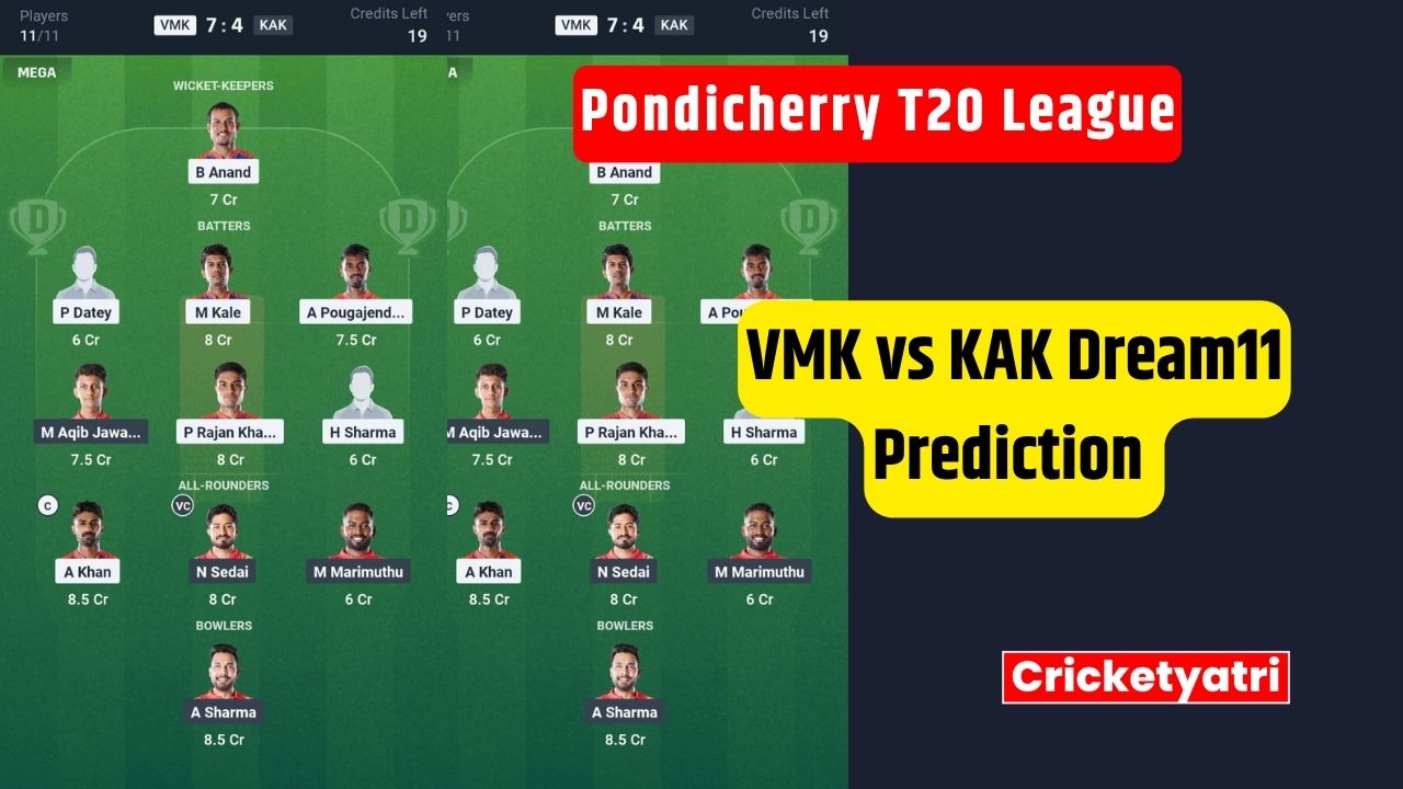 VMK vs KAK Dream11