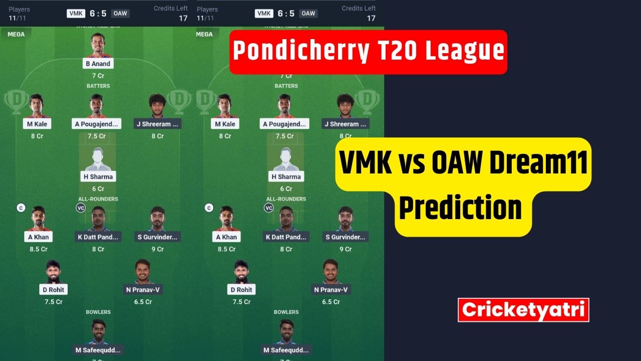 VMK vs OAW Dream11