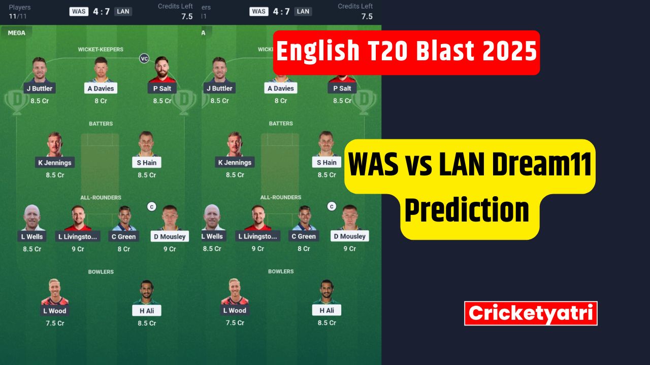 WAS vs LAN Dream11