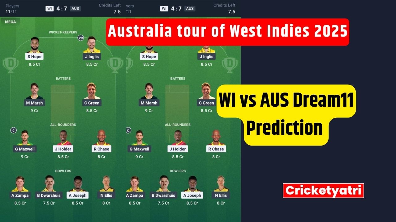 WI vs AUS Dream11