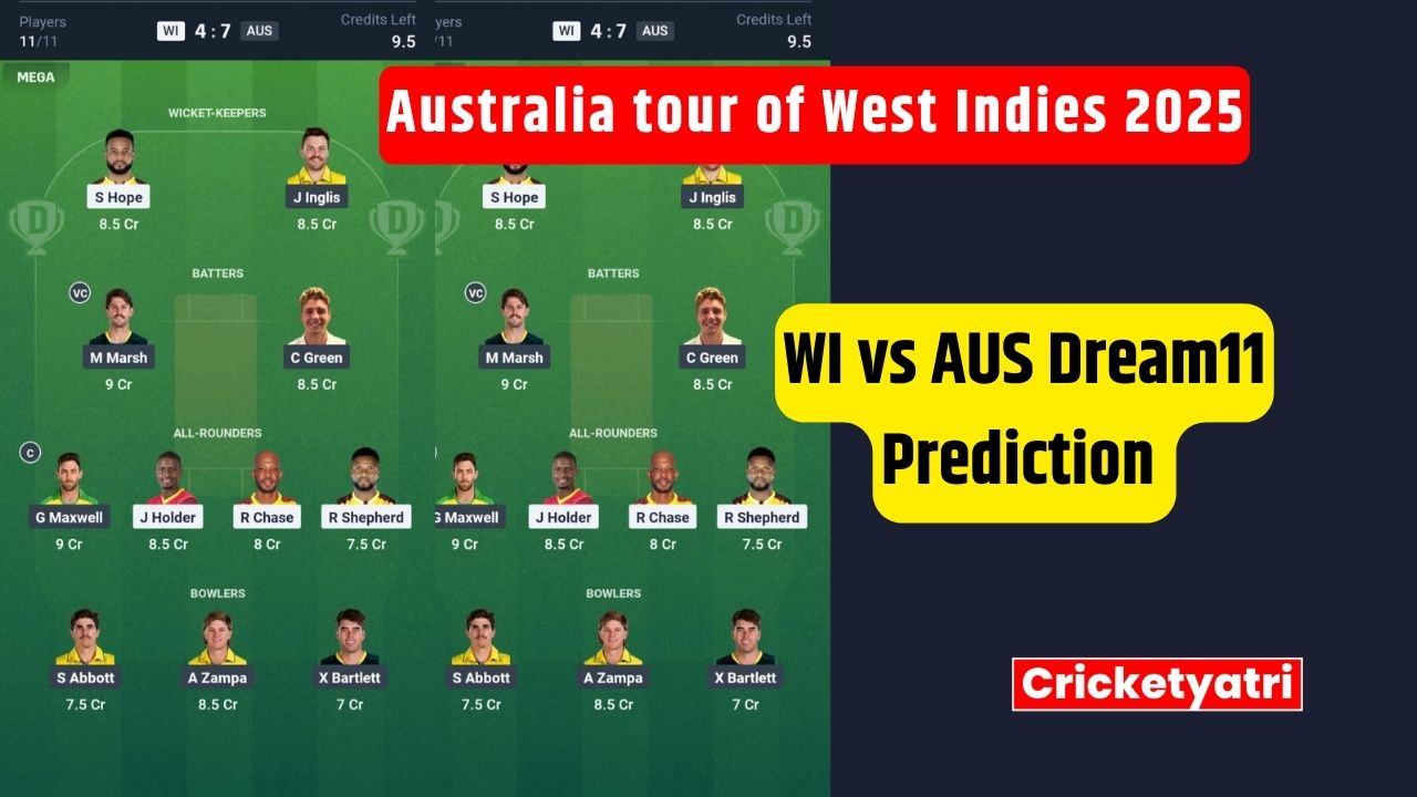 WI vs AUS Dream11