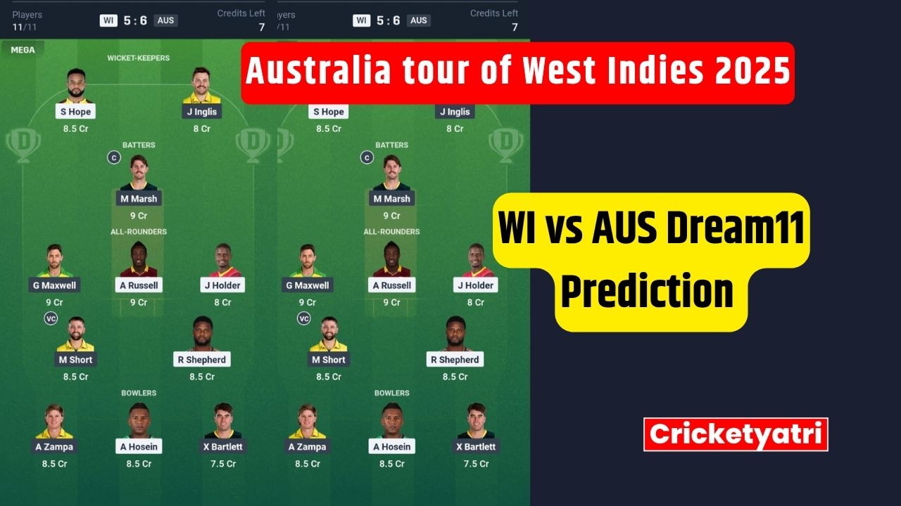 WI vs AUS Dream11