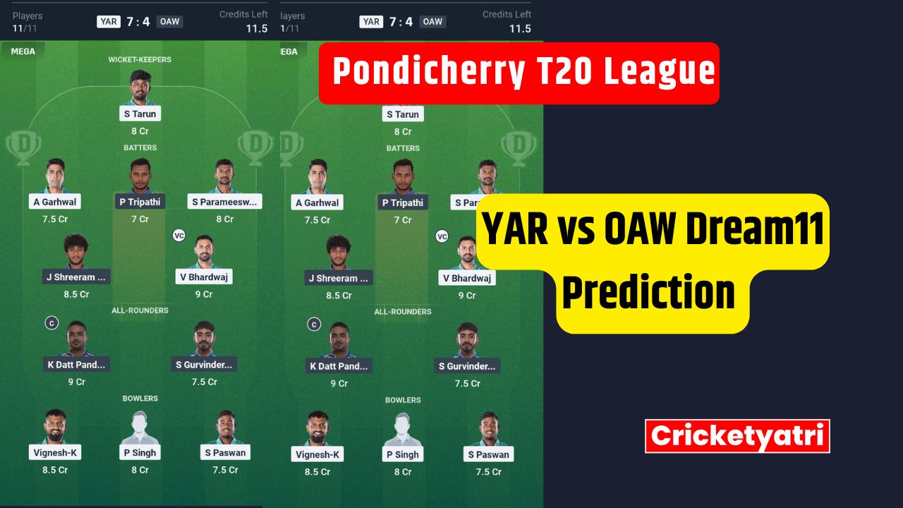 YAR vs OAW Dream11