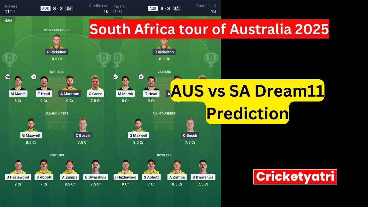 AUS vs SA Dream11