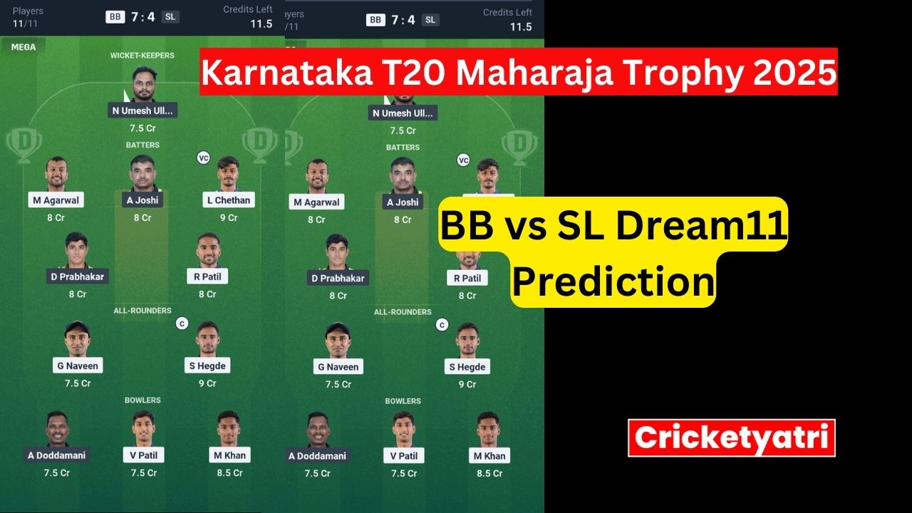 BB vs SL Dream11