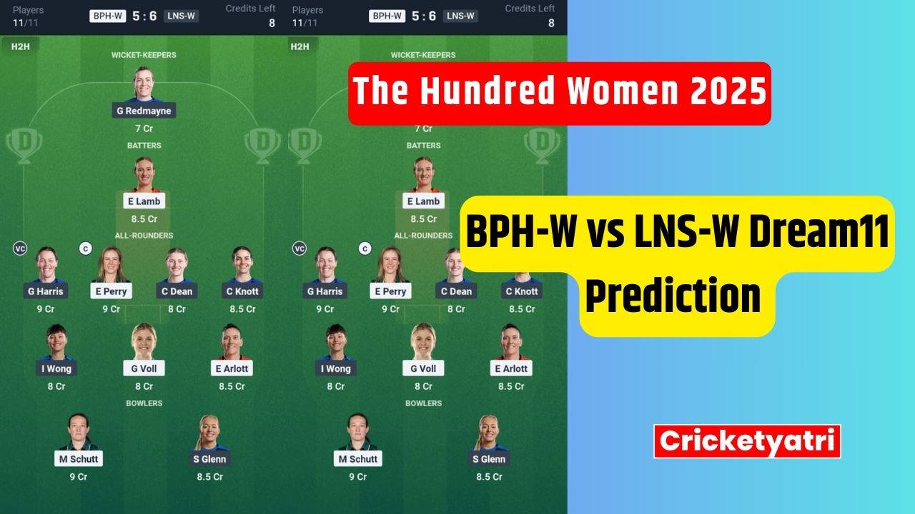BPH-W vs LNS-W Dream11