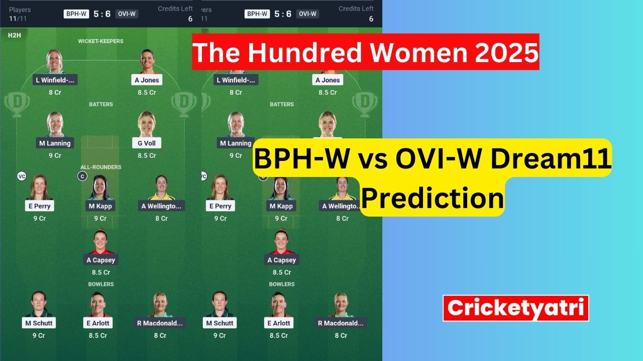 BPH-W vs OVI-W Dream11