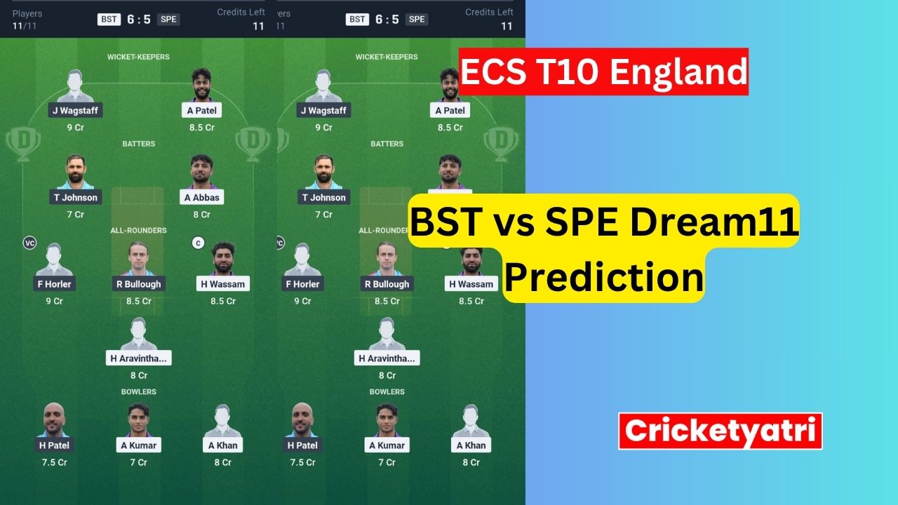 BST vs SPE Dream11