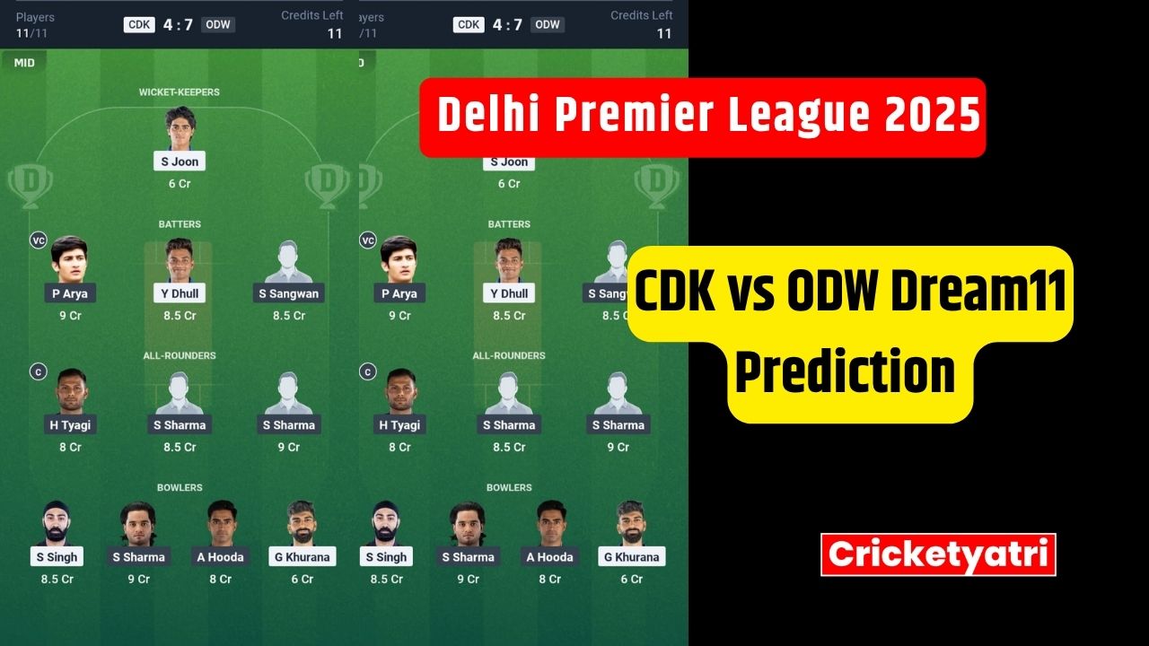 CDK vs ODW Dream11
