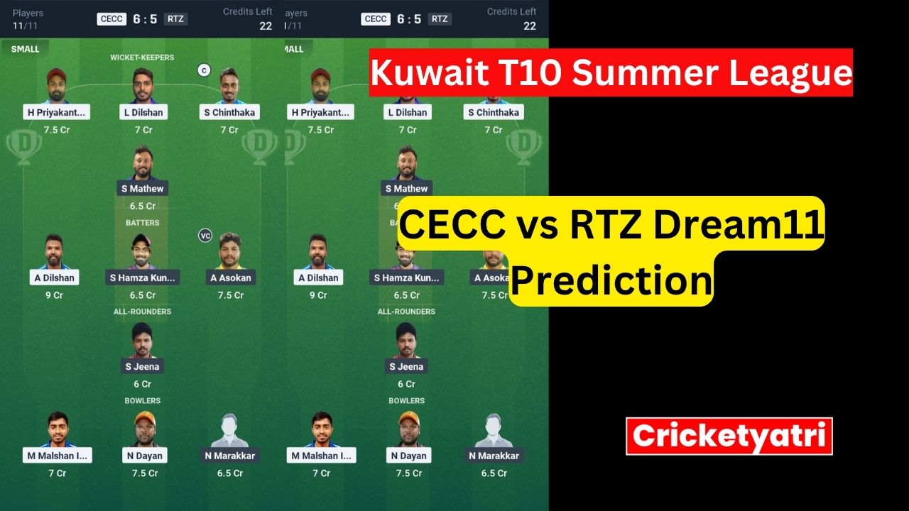 CECC vs RTZ Dream11