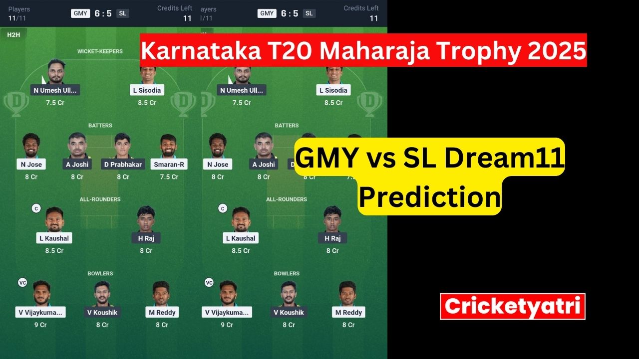 GMY vs SL Dream11