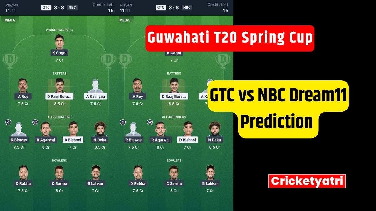 GTC vs NBC Dream11