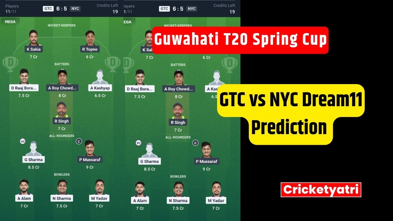 GTC vs NYC Dream11