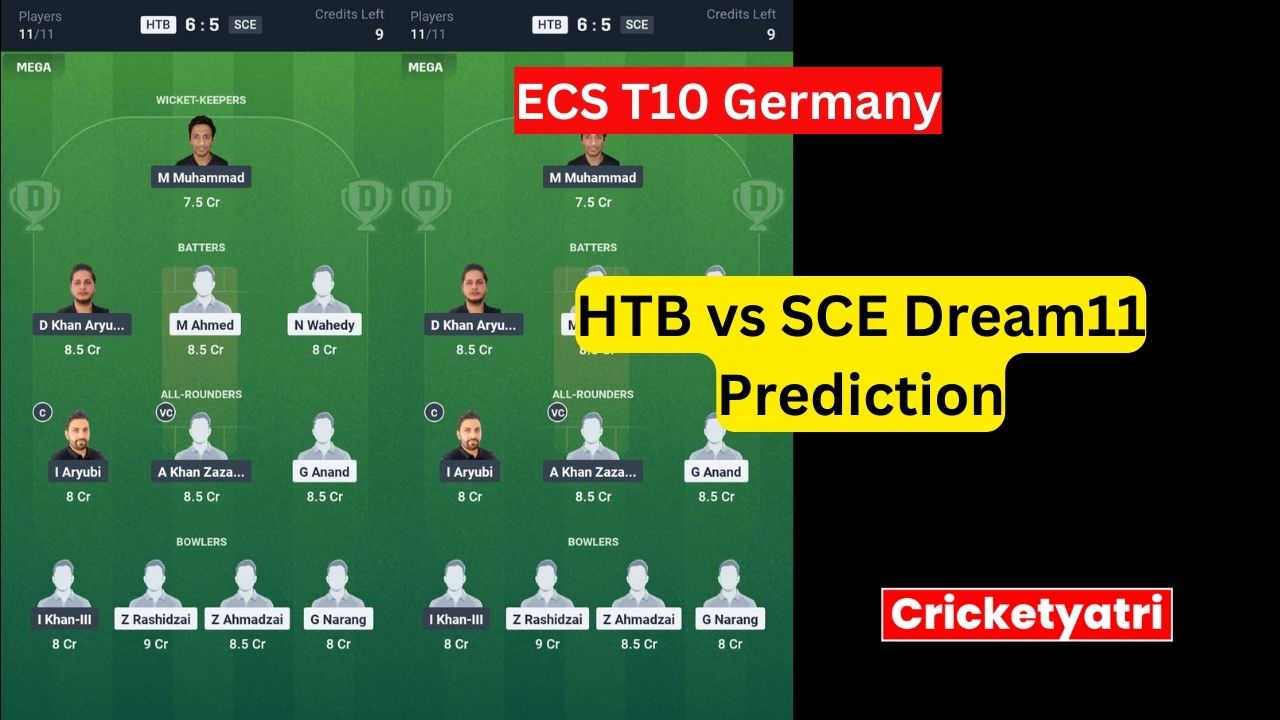HTB vs SCE Dream11