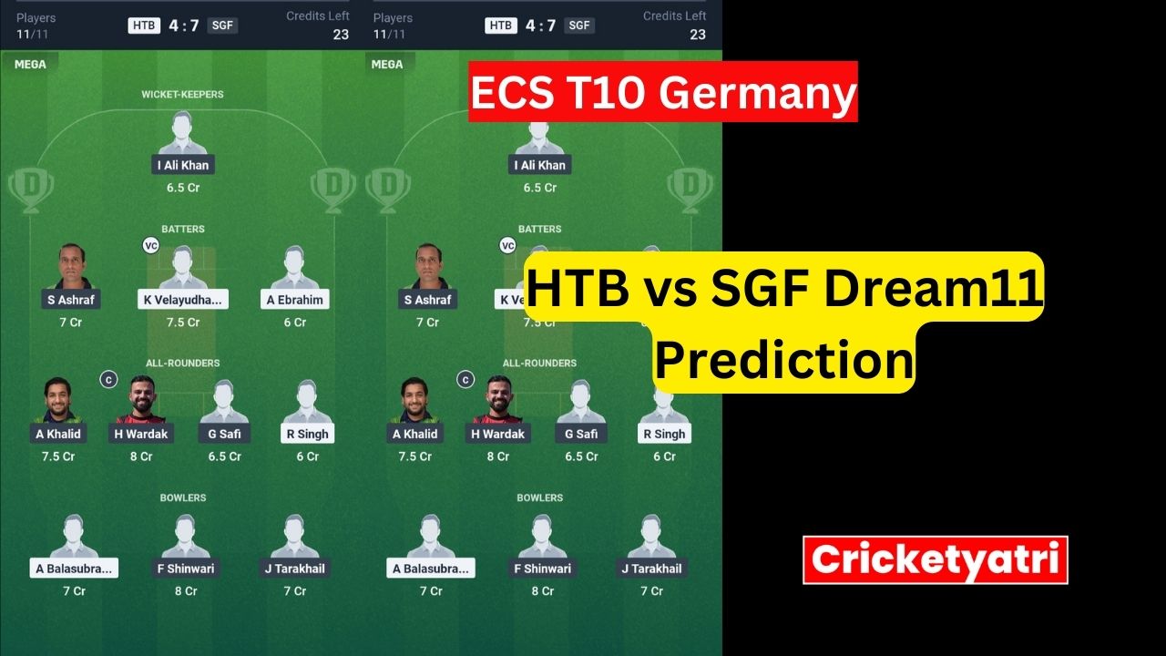 HTB vs SGF Dream11