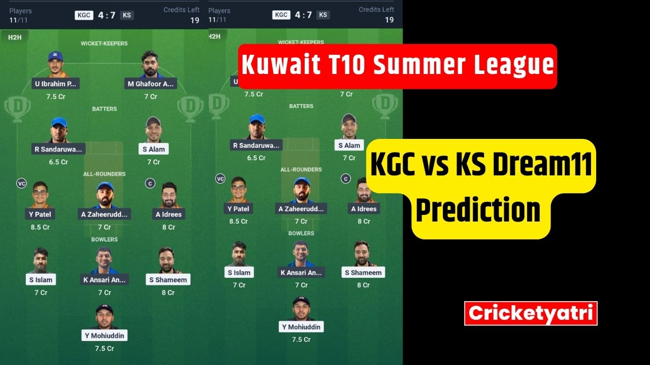 KGC vs KS Dream11
