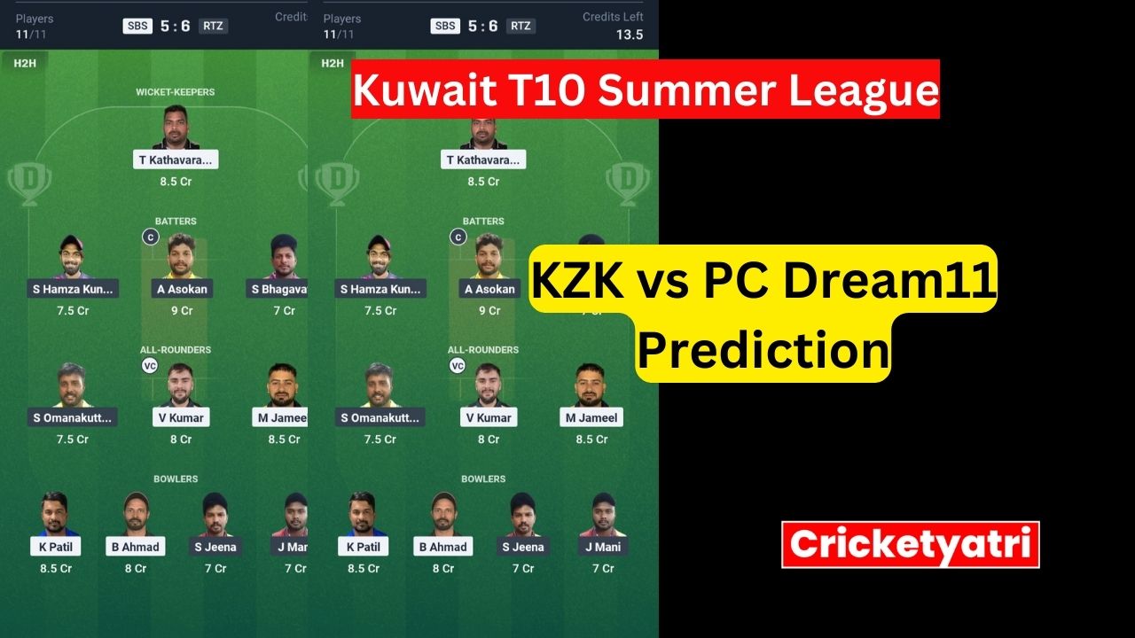 KZK vs PC Dream11