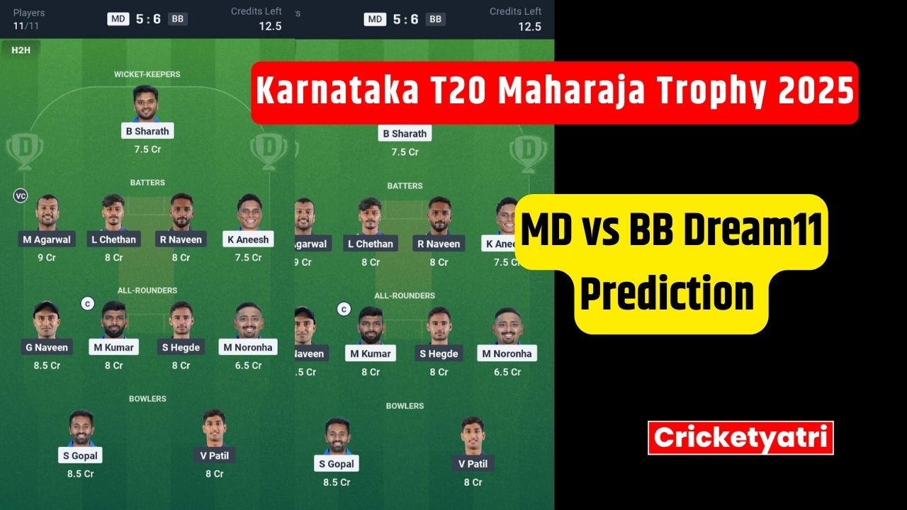 MD vs BB Dream11