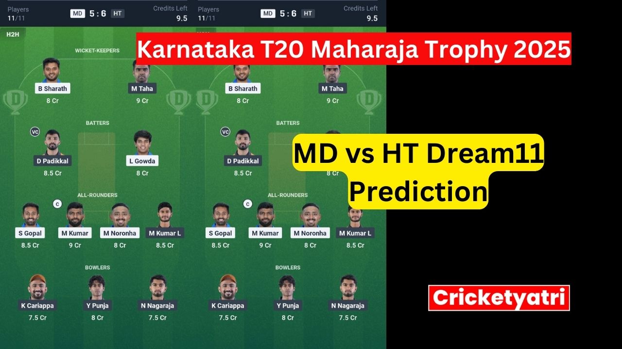 MD vs HT Dream11