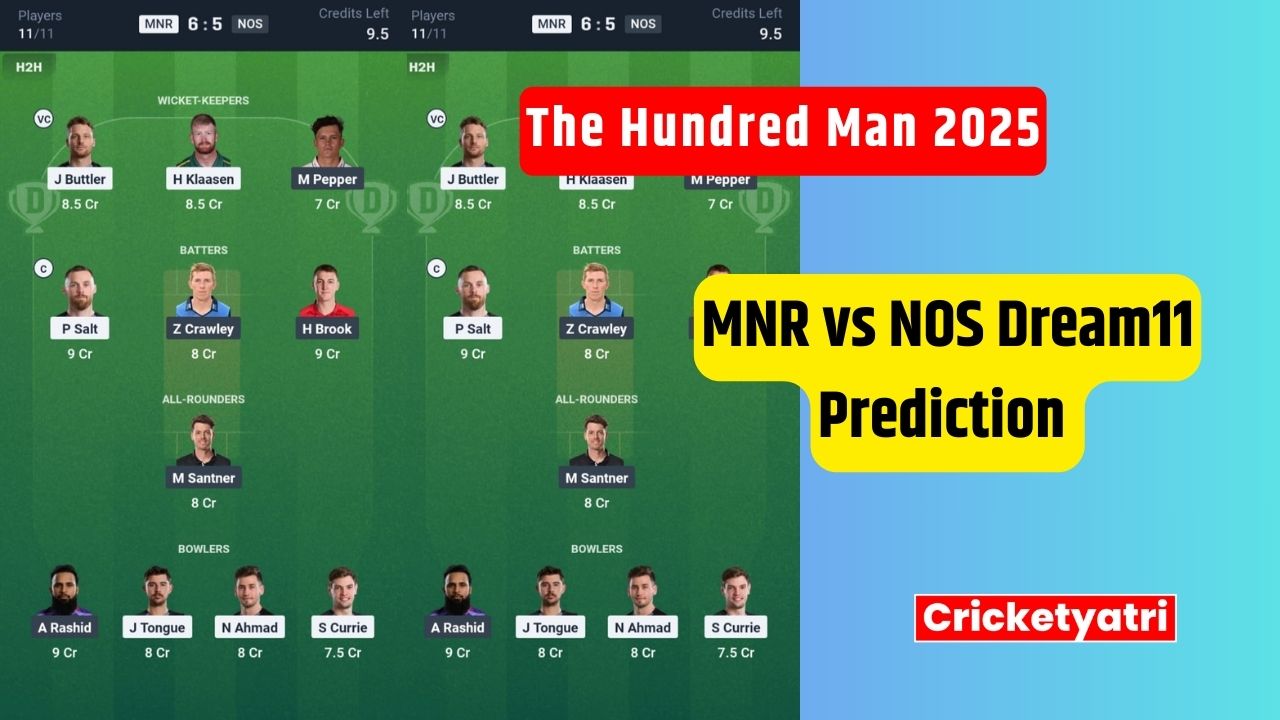 MNR vs NOS Dream11