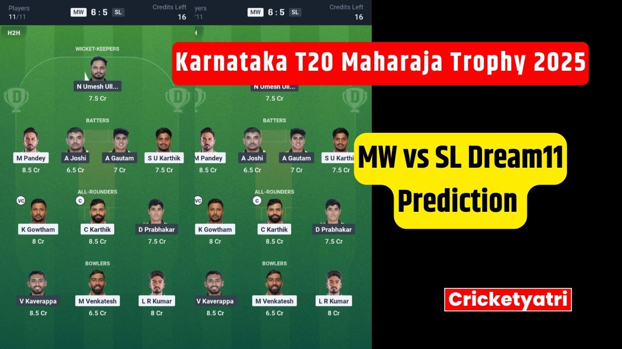 MW vs SL Dream11