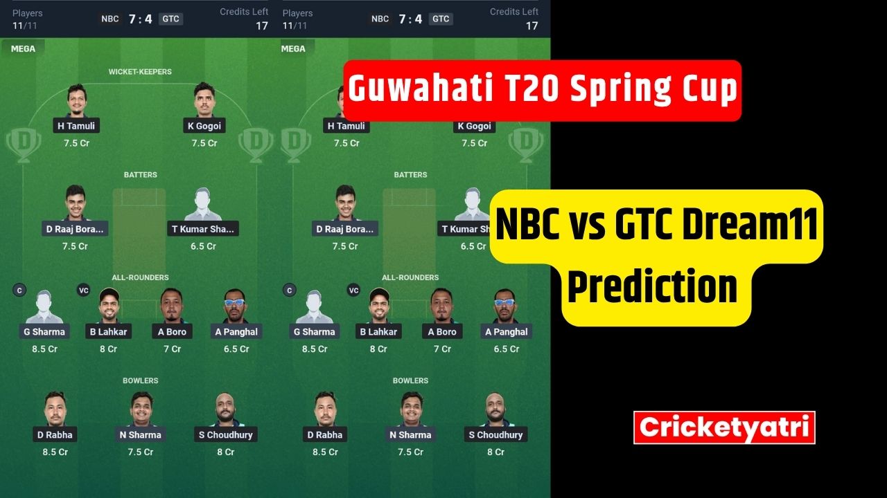 NBC vs GTC Dream11