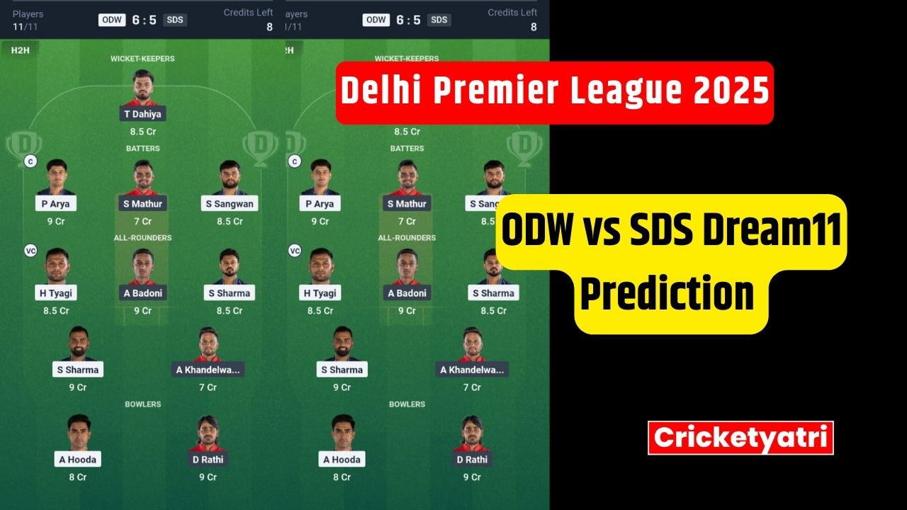ODW vs SDS Dream11