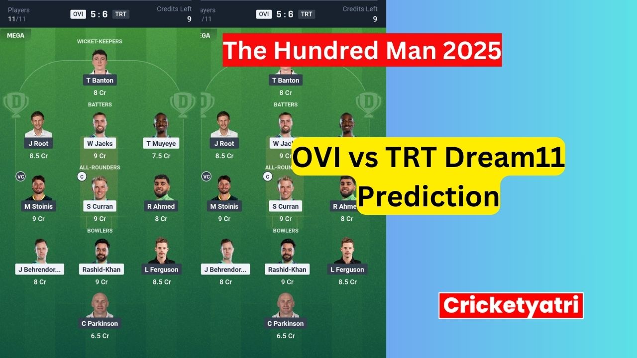OVI vs TRT Dream11