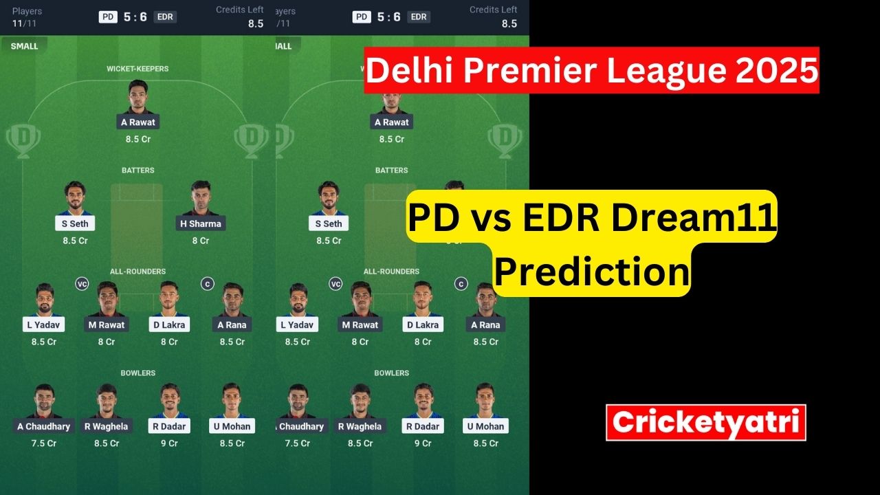 PD vs EDR Dream11