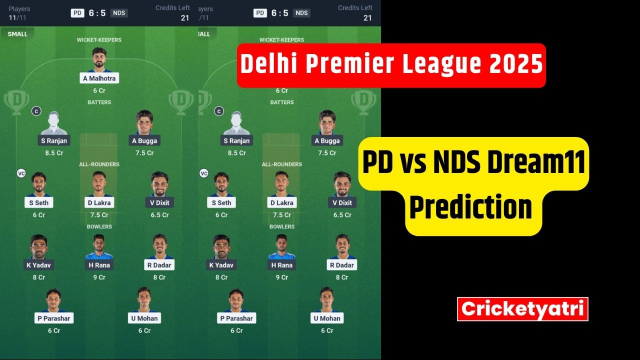 PD vs NDS Dream11