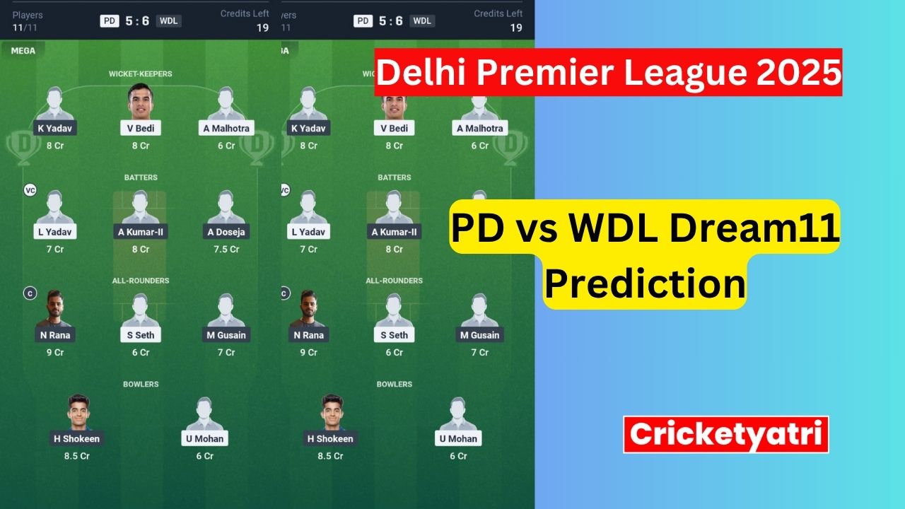 PD vs WDL Dream11