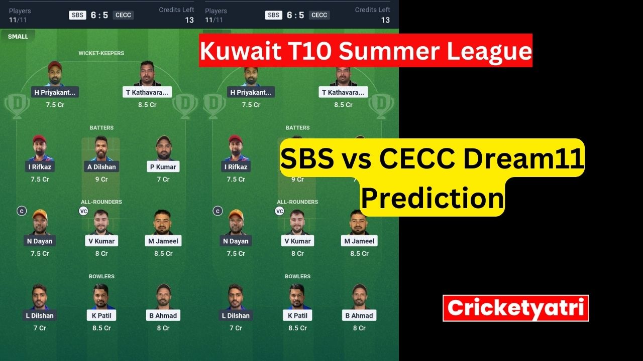 SBS vs CECC Dream11