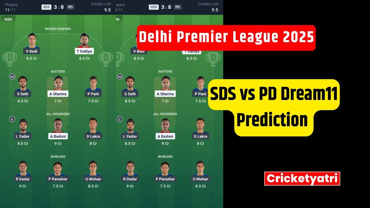 SDS vs PD Dream11
