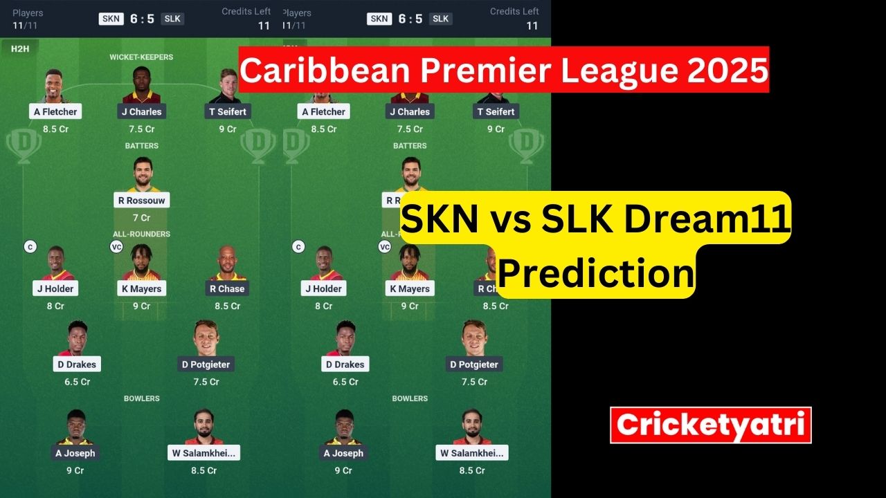 SKN vs SLK Dream11